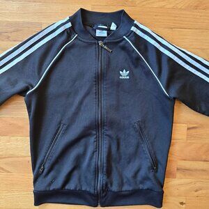 Adidas Originals Black 3-Stripes Track Jacket – Size XS